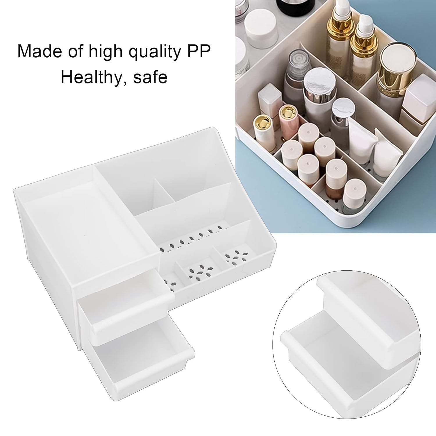 Large Capacity Desktop Cosmetic Storage Box (1 Pc / Mix Color) Large Capacity Desktop Cosmetic Storage Box (1 Pc / Mix Color)